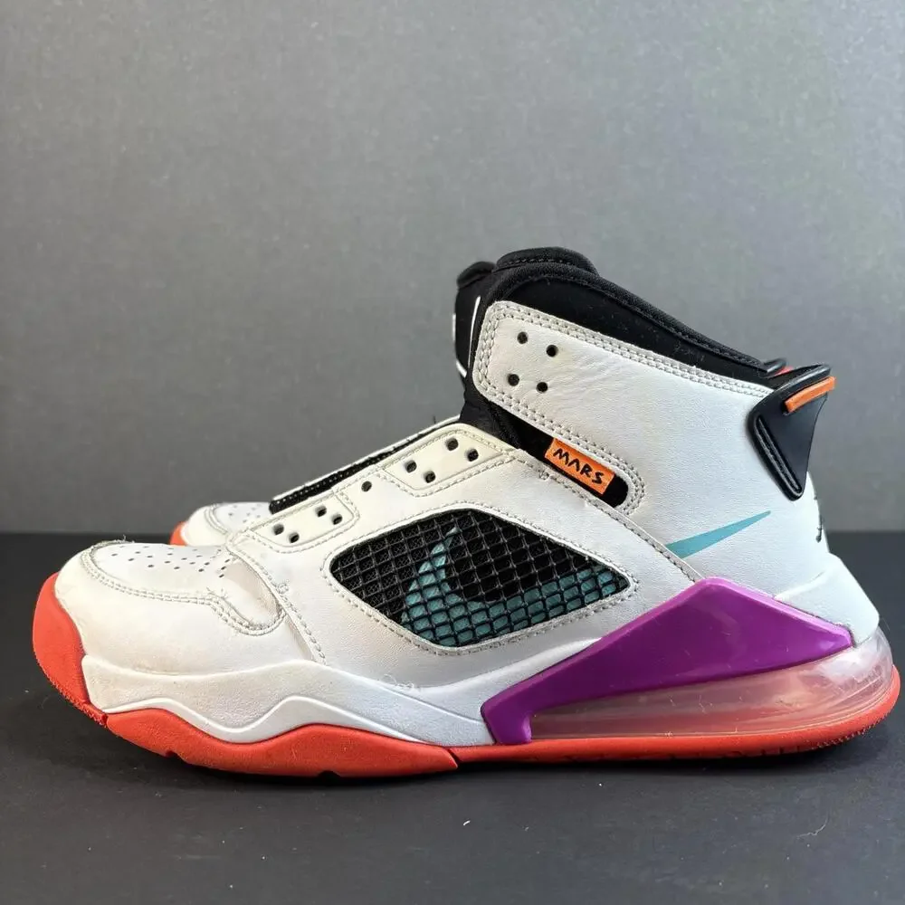 Nike Jordan Mars 270 Mid White Hyper Violet Size‎ 7Y Retro School Streetwear